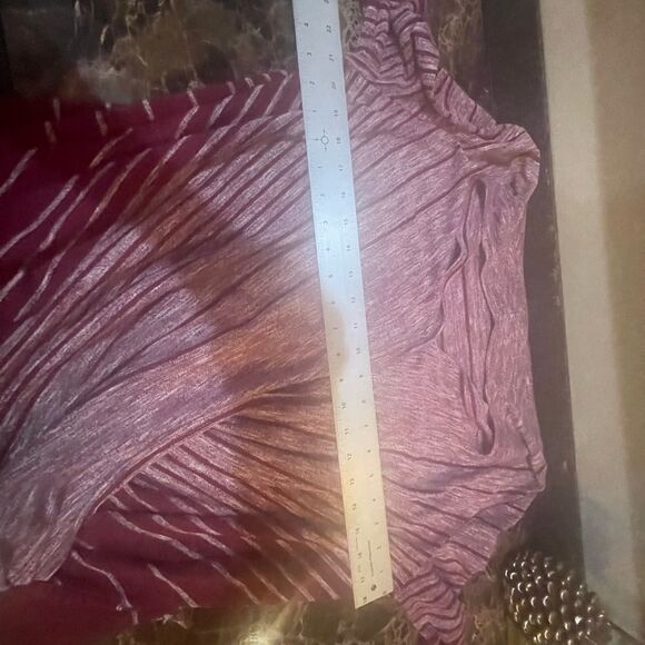 Max Studio Cross Cross Pink n Red - Picture 6 of 8